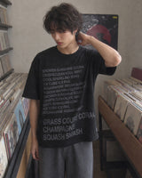 (UNISEX) Ss スローガン オーバーTシャツ