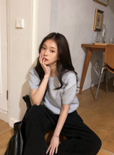 Warm Cotton100 Balloon Fit Wide Pants (5color)