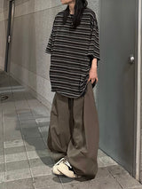 ダーツ コットン バルーン パンツ