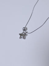 All surgical steel shooting star necklace