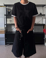 PDワンスターダブルスリーブショートスリーブTシャツ
