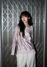 leopard lace uniform mtm - pink