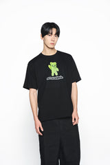25SS ALIEN BEAR SHORT SLEEVE T-SHIRT BLACK
