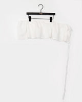 Hoolie Checkered Plain Lace Wrap Skirt
