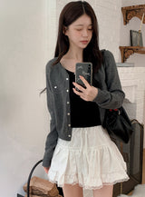 #AR Pendant Wool Raglan Knit Cardigan (8color)
