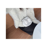 [Cookie Cream.ver] ミディアムリボンポルカドットフレームバッグ(handmade bag)