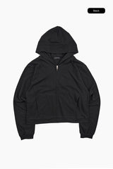 Ready crop zip-up hoodie