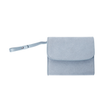 Lunar Suede Card Wallet (Sky Blue)