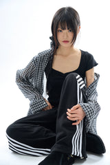 フェーブルスリムリブドTシャツ