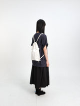 Girl string bag - White