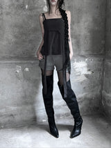low-rise wool shorts (2color)