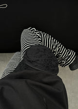 TERRY STRIPE PANTS