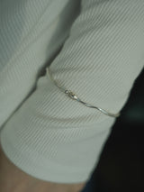 Sea of Youth, silver bracelet_March Birthstone