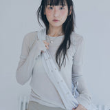 リベットクロスバッグ(light grey)