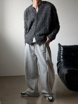 [Unisex] Cash mohair crop cardigan(2color)