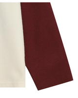 Rael Nagrang color matching point loose fit knit long sleeve