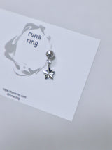 pleat star piercing