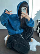 ソフティベルベットベロアロングパンツ💙🤎💛3カラー