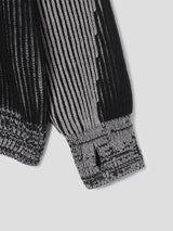 Smoky two-tone knit 3color