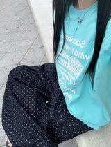 ピーチシースルーレオヤードTシャツ (11c)