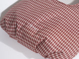 Check Padded Hobo Bag - Red