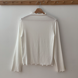 Lovmi Wave Half-Turtleneck T-Shirt 