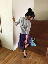26SS★ [BAONHAUS] Alt Color Banding Wide Jogger Pants
