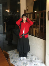 テディプリーツスカートパンツ (3c)