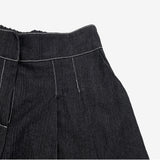 Lizzia デニムツーウェイシャツ + ショーツセット