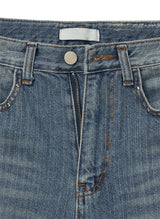STUD BALLOON WIDE JEANS