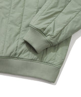 Authentic Logo Quilted Half-Zip Sweatshirt Light Khaki