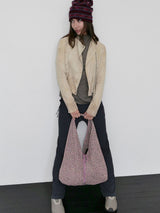 Jeanne Knit Shoulder Bag_Pink
