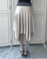 brondy matte suede asymmetric sk