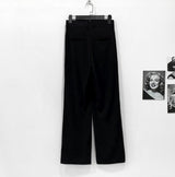 [MADE ITC] ハイワイドロングスラックス + Add Length [XS-XL]