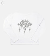 タトゥーオーバー長袖Tシャツ