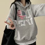 LOVE American flag hood [Fleece]