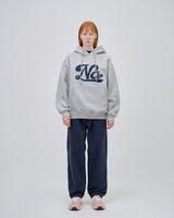 UNDERLINE LOGO HOODIE - GRAY