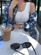 YIVE Summer Oversized Check Shirt / 8 colors