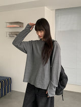 [unisex] チューダー ヘンリーネック ウォーマー ワッフル ティー