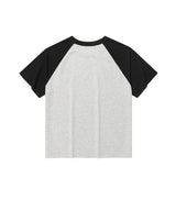 Wストロベリーラグラン半袖Tシャツ グレー(CV2FMFT545A)