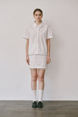 Lace half shirts (Ivory)