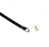 [premium] signature oval real leather belt