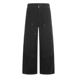 Quilted Panel Utility Pants