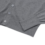 MARAIS 7 BUTTON CROP HENRY NECK CARDIGAN (8COLOR)