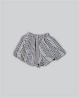 MULTI PATTERN BALLOON PANTS BLACK (SHORT FIT)