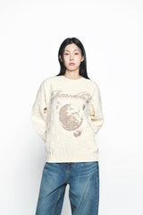 25SS デストロイデニムバドパンツ ブルー