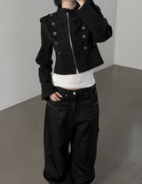 Keele Crop Napoleon Jacket