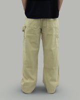 Kami Patch Carpenter Pants (Beige)