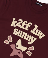 Luv Sunny Tee (Burgundy) K25QB676