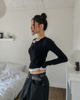 Molly Layered Button Long Sleeve